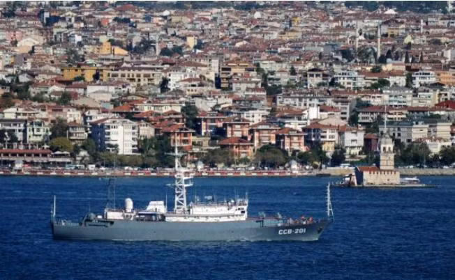 Tàu chiến Hải quân Nga đi qua Istanbul, Thổ Nhĩ Kỳ, đến bờ biển Syria thực hiện nhiệm vụ Tàu chiến Hải quân Nga đi qua Istanbul, Thổ Nhĩ Kỳ, đến bờ biển Syria thực hiện nhiệm vụ