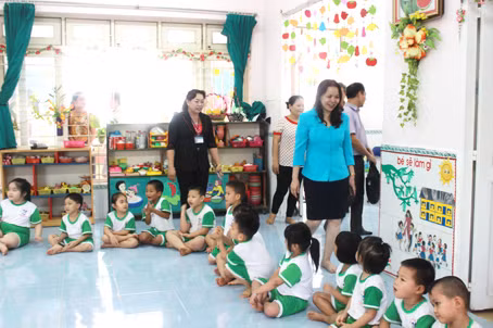 Học sinh cơ sở giáo dục mầm non ở tỉnh Đồng Nai (ảnh minh họa: Báo Đồng Nai)