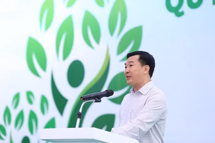 Ông Đỗ Thanh Tuấn – Giám đốc Đối Ngoại Vinamilk phát biểu tại chương trình.