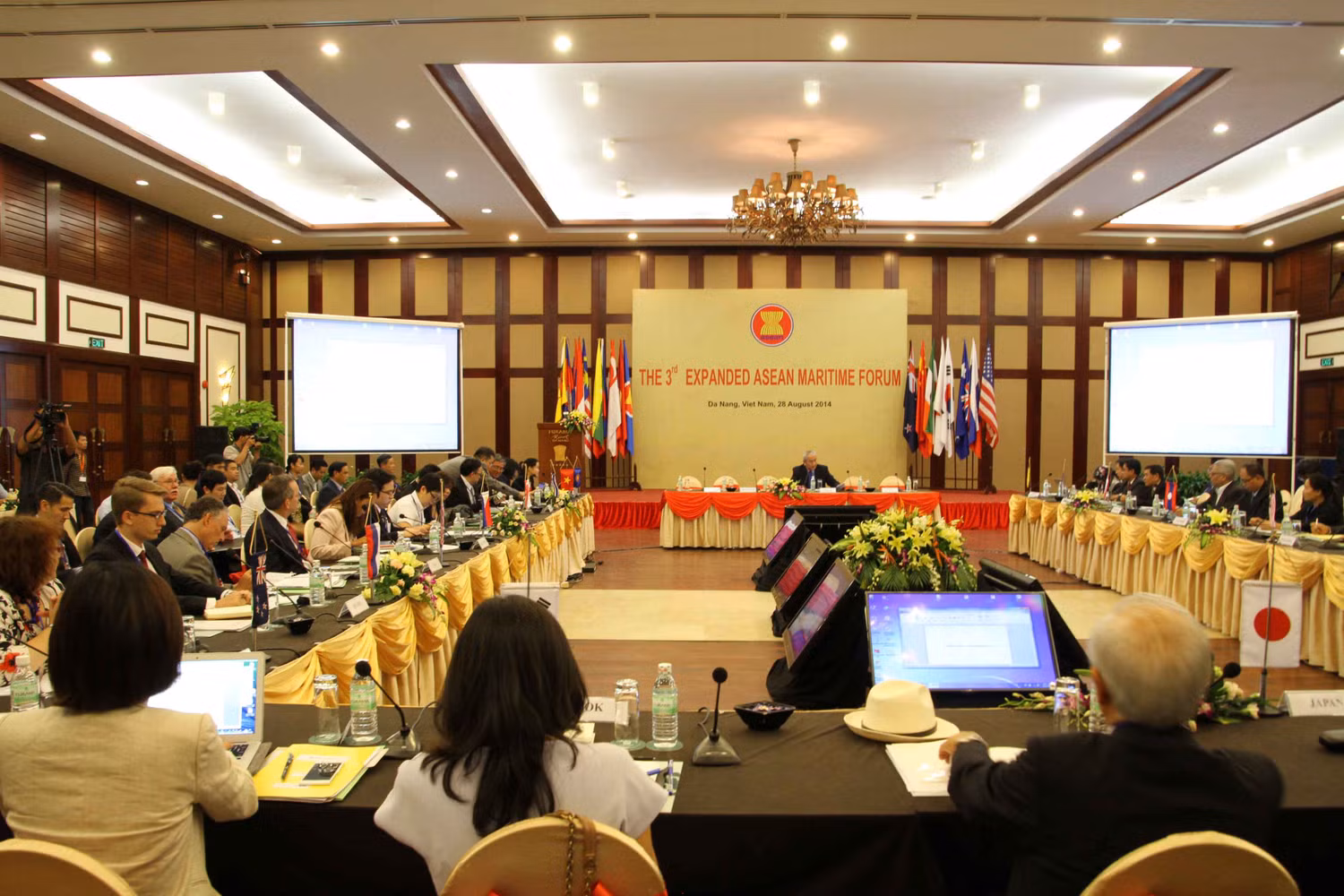 Diễn đàn Biển ASEAN mở rộng lần thứ 3 (EAMF-3) chính thức khai mạc sáng 28/8. Ảnh H.Q