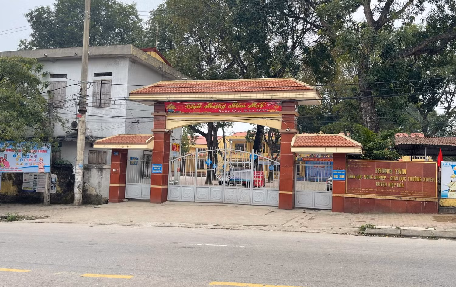 Trung tâm Giáo dục nghề nghiệp - Giáo dục thường xuyên huyện Hiệp Hòa. Ảnh: Trung Dũng Trung tâm Giáo dục nghề nghiệp - Giáo dục thường xuyên huyện Hiệp Hòa. Ảnh: Trung Dũng