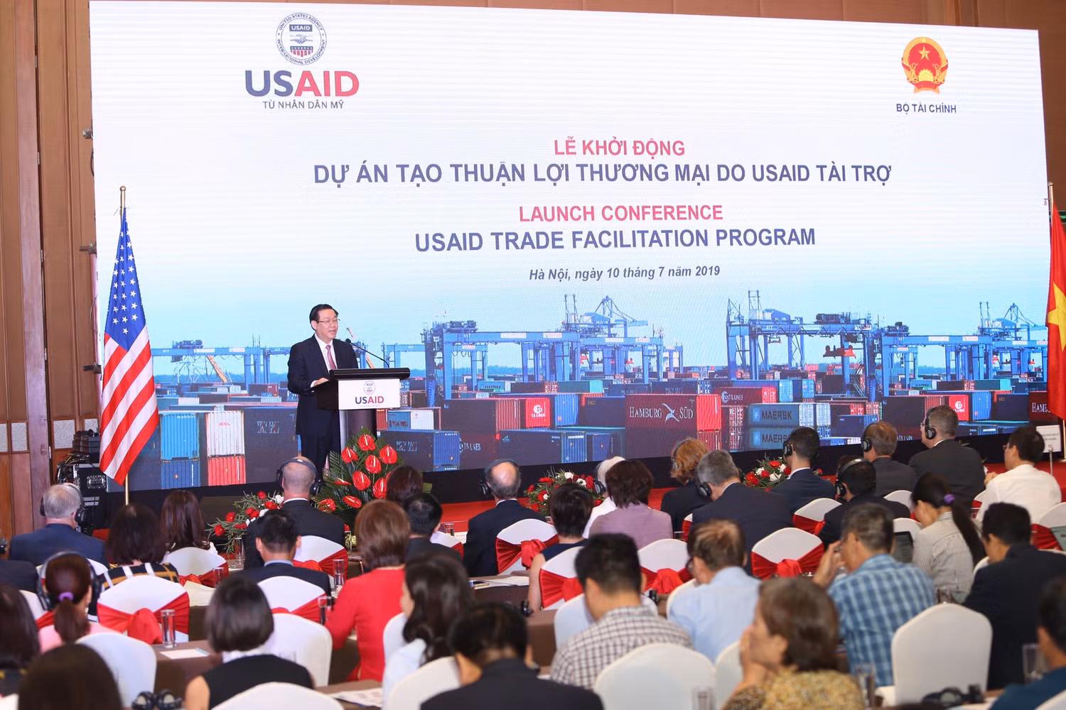 Phó Thủ tướng Chính phủ Vương Đình Huệ phát biểu tại buổi lễ. Ảnh: VGP