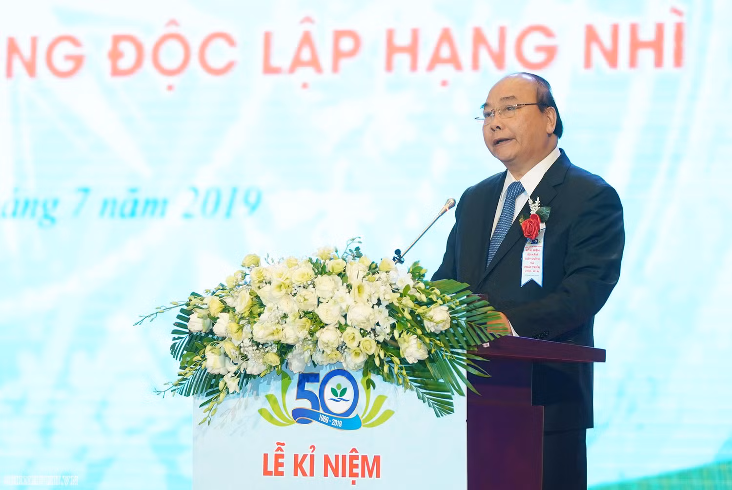 Thủ tướng phát biểu tại buổi lễ. Ảnh: VGP