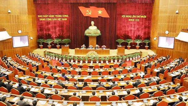 Hội nghị Trung ương 10, khóa XII (Ảnh minh họa: TTXVN)