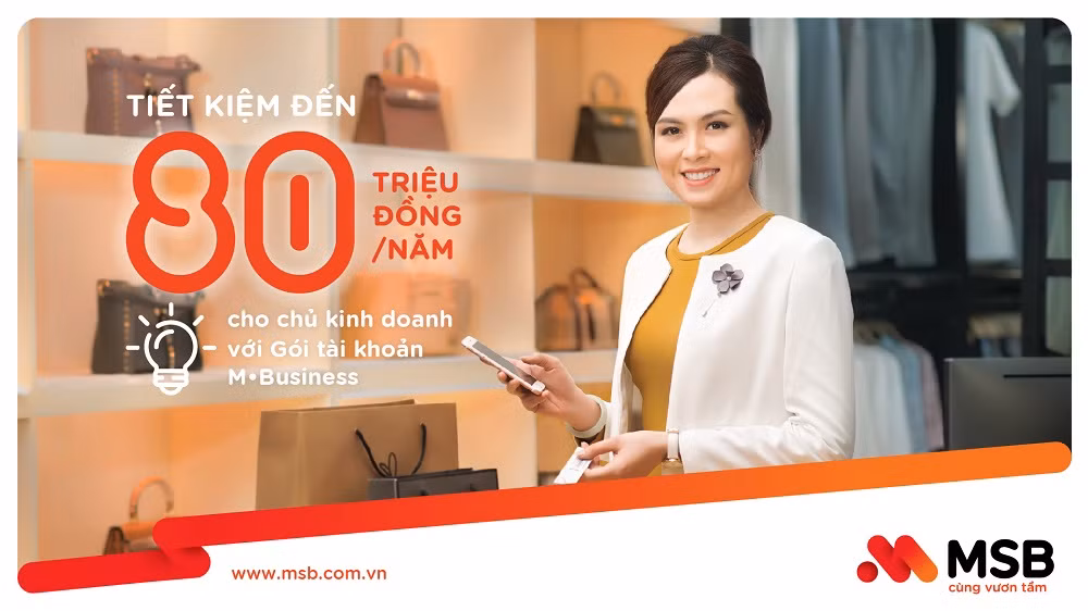 M-Business là gói tài chính được “đo ni đóng giày” cho đối tượng hộ kinh doanh