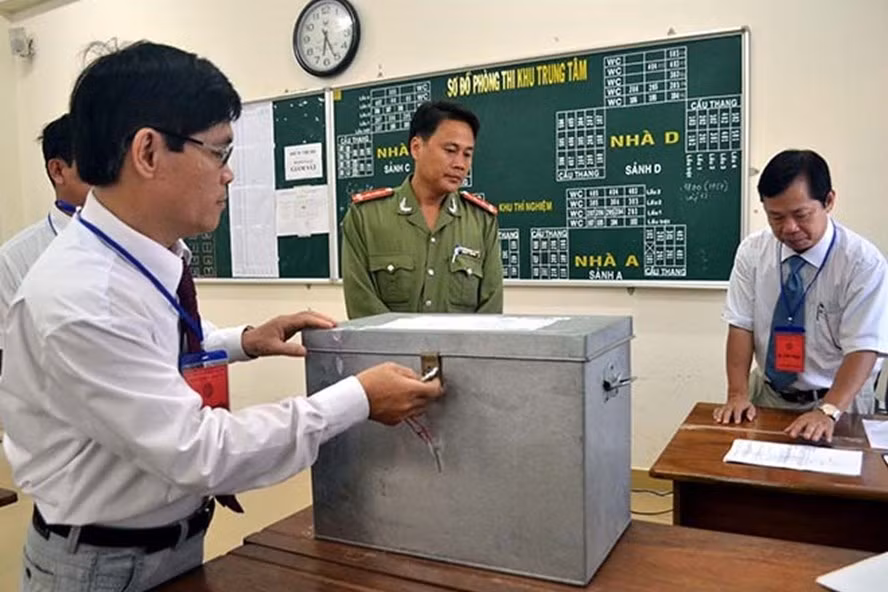 Khâu bảo quản, sử dụng đề thi và bảo quản bài thi năm nay có gì mới?