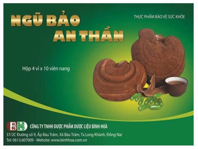 Quảng cáo thực phẩm bảo vệ sức khỏe Ngũ Bảo An Thần trên trang https://hoclam.me vi phạm quy định quảng cáo