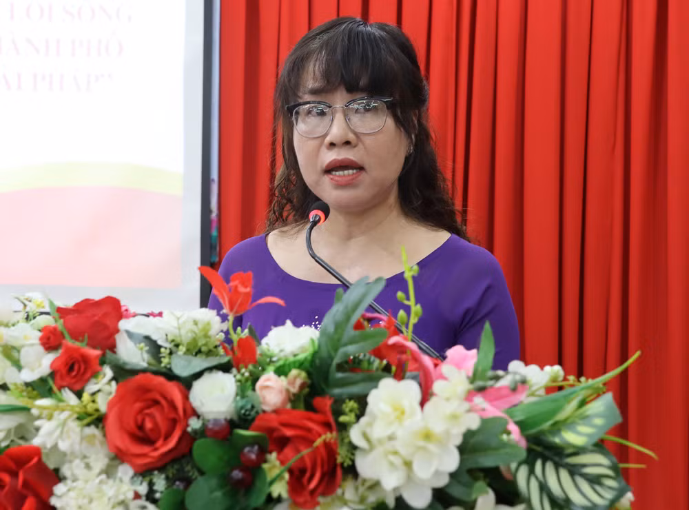 Tiến sĩ Đỗ Thanh Hương - Trưởng Khoa Kiến thức cơ bản, Trường Đại học Văn hóa Thành phố Hồ Chí Minh. Ảnh: Website trường.