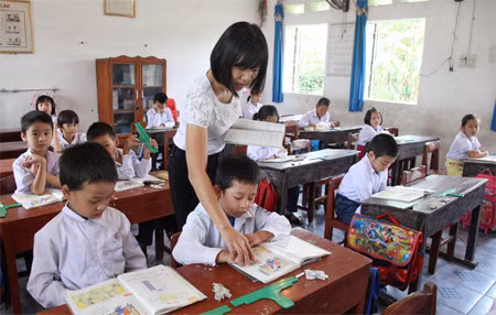 Bộ Giáo dục yêu cầu bảo đảm điều kiện để các trường tiểu học dạy 2 buổi/ngày (Ảnh minh họa: Giáo dục thời đại) Bộ Giáo dục yêu cầu bảo đảm điều kiện để các trường tiểu học dạy 2 buổi/ngày (Ảnh minh họa: Giáo dục thời đại)
