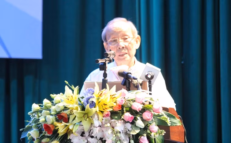GS.Trần Hồng Quân – Chủ tịch Hiệp hội các trường Đại học, Cao đẳng Việt Nam (Ảnh: Thùy Linh)