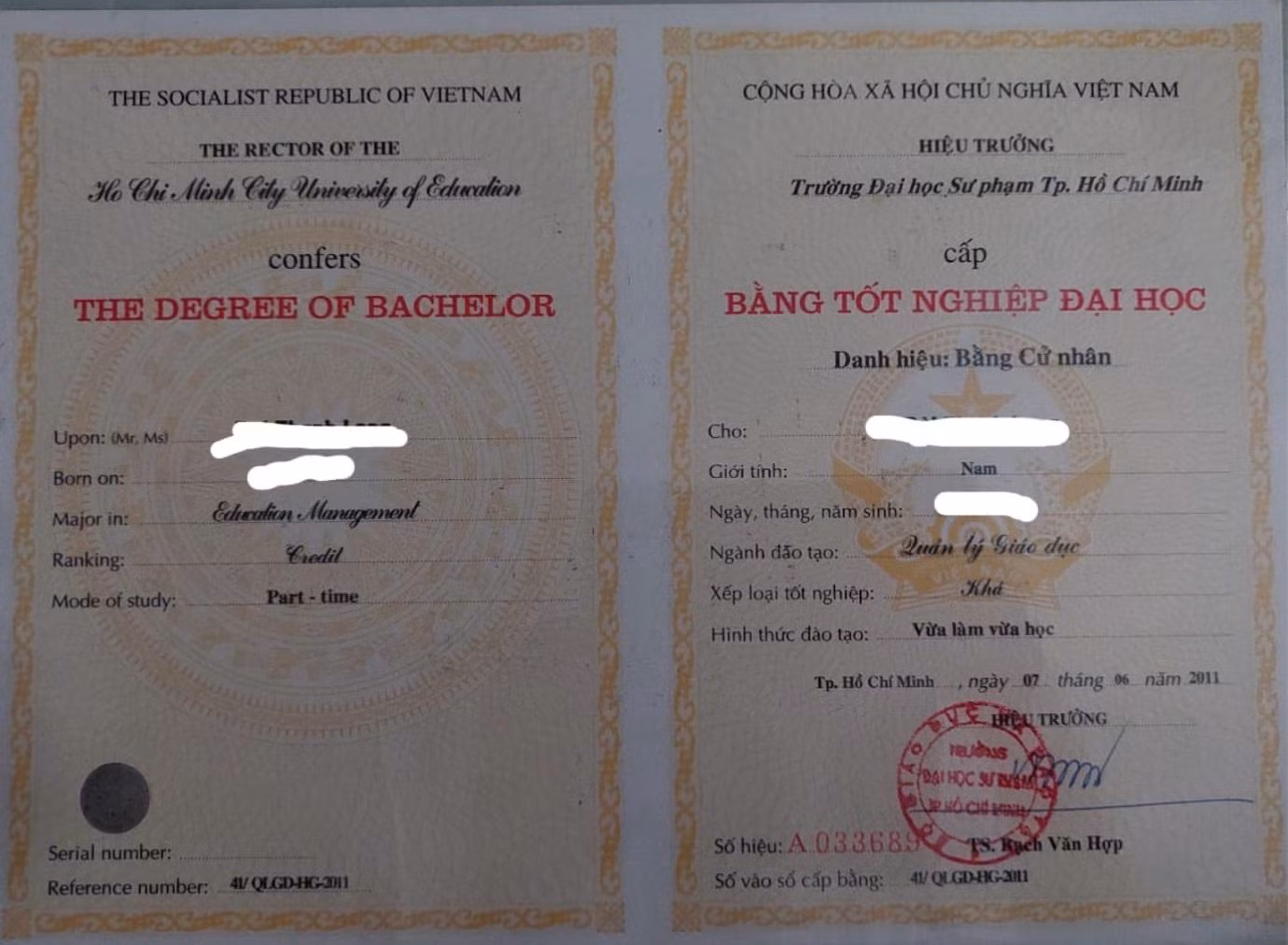 Nhiều Hiệu trưởng có bằng cử nhân Quản lý giáo dục nhưng vẫn không đủ chuẩn trình độ theo quy định (Ảnh minh họa trên giaoduc.net.vn)