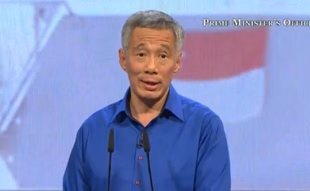 Thủ tướng Lý Hiển Long phát biểu trong ngày Quốc khánh, ảnh: BBC. Thủ tướng Lý Hiển Long phát biểu trong ngày Quốc khánh, ảnh: BBC.