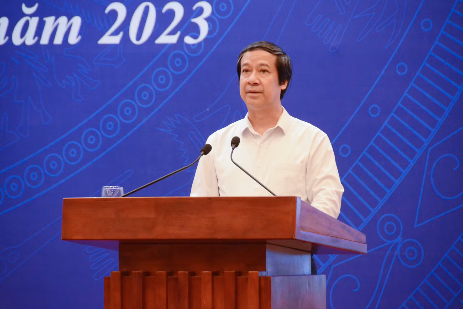 Bộ trưởng Nguyễn Kim Sơn phát biểu tổng kết Hội nghị.