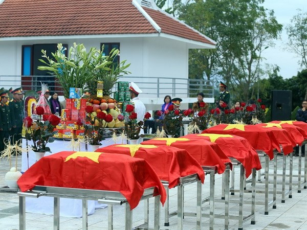 Tìm kiếm, quy tập hài cốt liệt sĩ luôn được Đảng, Nhà nước đặc biệt quan tâm. (Ảnh Phan Tuấn/TTXVN)