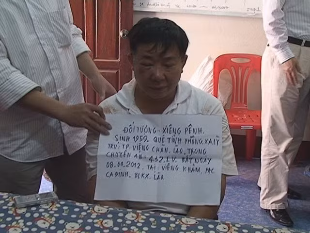 Đối tượng Xiêng Phêng. Ảnh: CA Hà Tĩnh