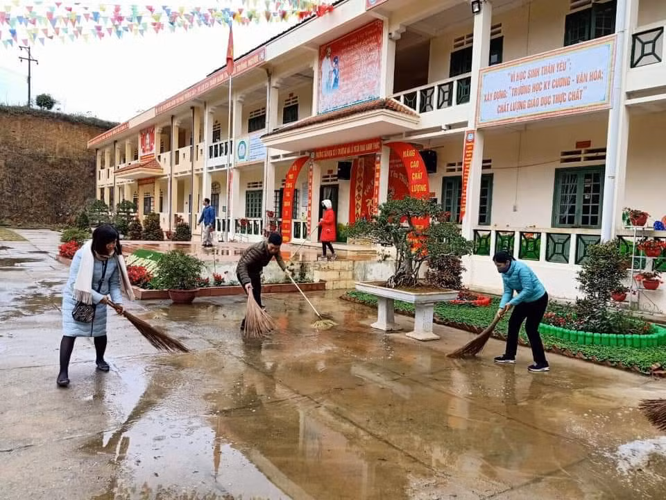 Ngành giáo dục tỉnh Lào Cai triển khai nhiều phương án đối phó với dịch virus corona (Ảnh:Hoàng Hằng)