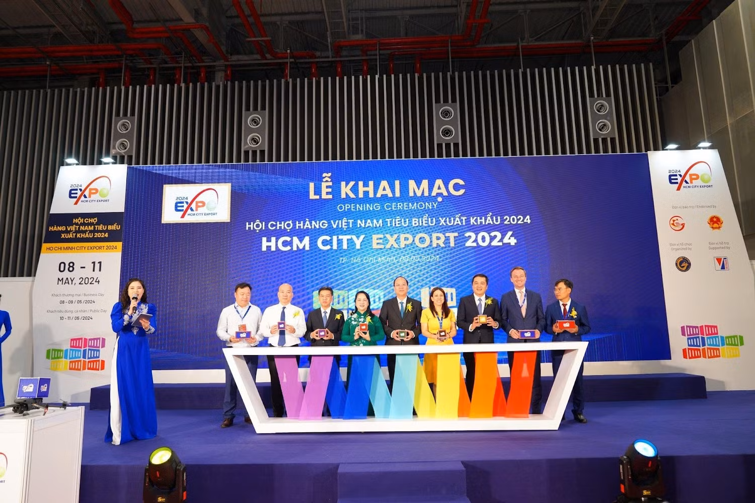 Sự kiện HCMC Export chính thức quay trở lại với quy mô lớn gấp đôi so với năm 2023 (Nguồn ảnh: Fanpage HCM City Export).