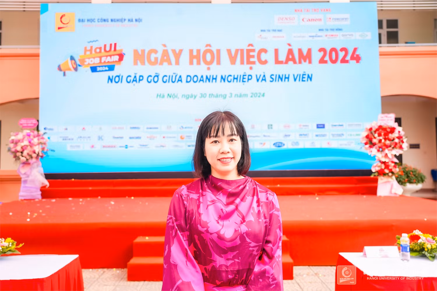 Bà Nguyễn Thị Kim Xuân - Giám đốc Nhân sự Tập đoàn KHKT Hồng Hải (Foxconn).