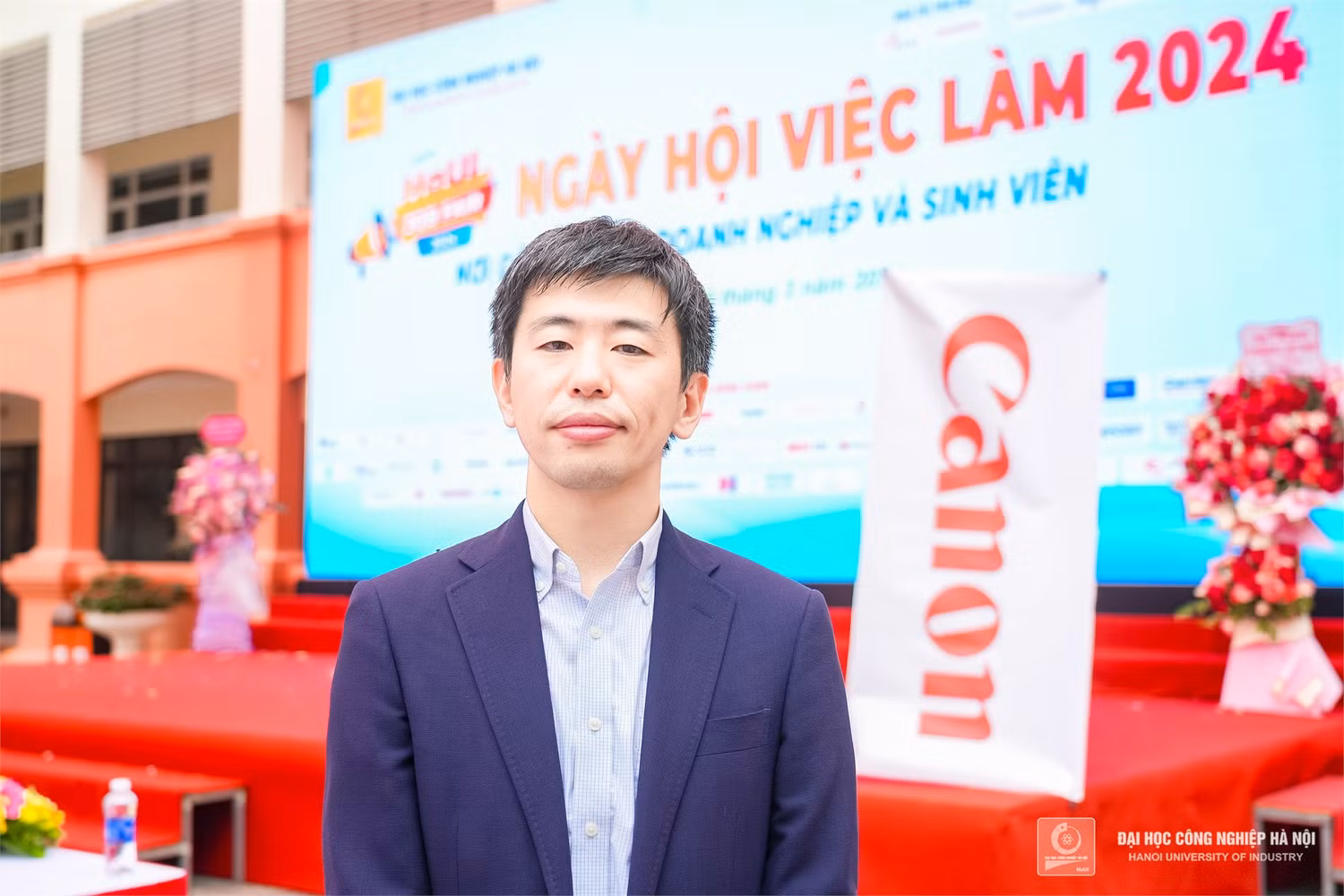 Ông Onoue - Giám đốc bộ phận nhân sự Công ty TNHH Canon Việt Nam.