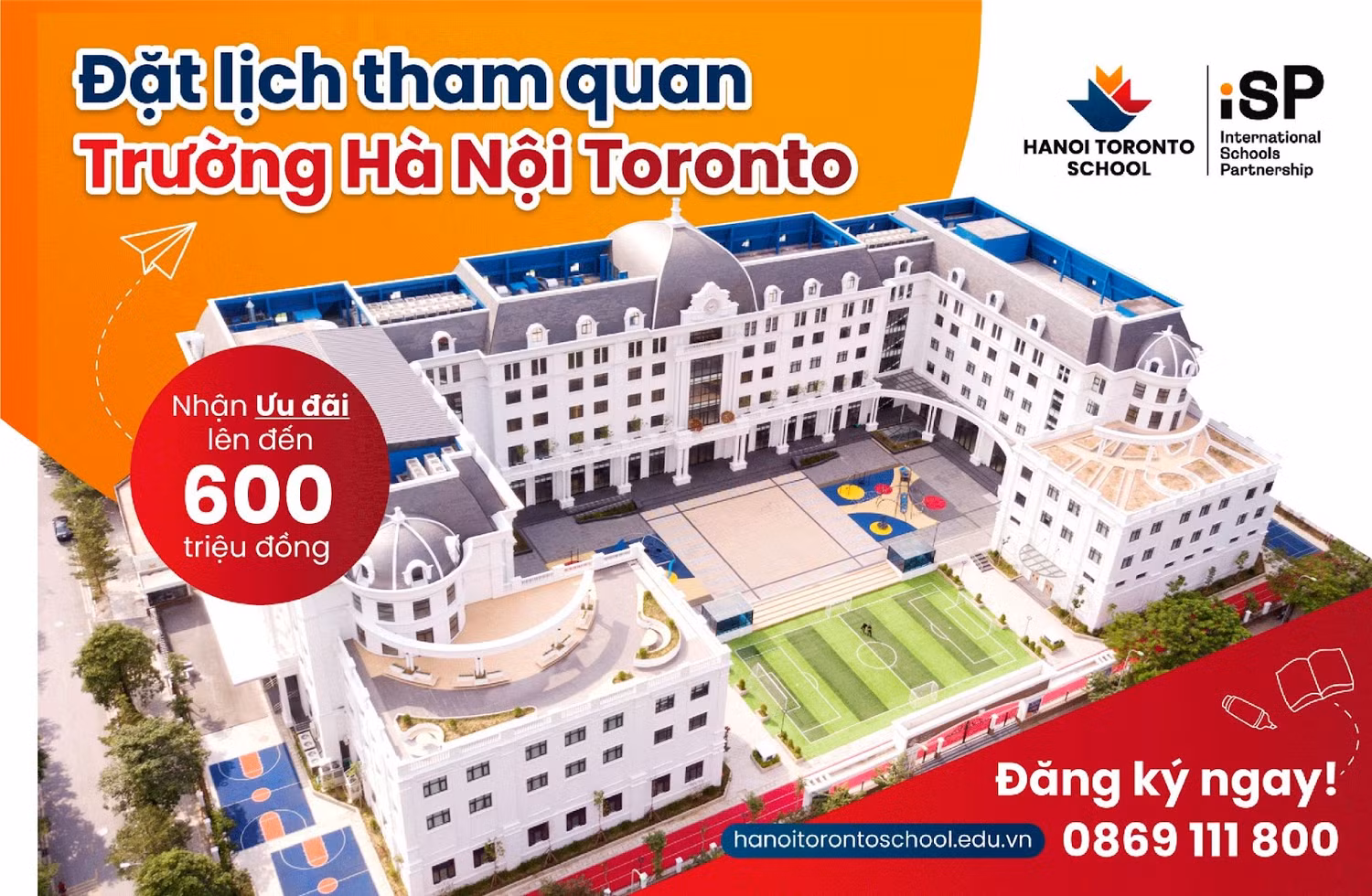 Cơ hội giành ưu đãi học phí trọn đời trị giá 600 triệu đồng khi nhập học tại Hà Nội Toronto School.