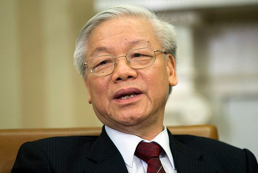 Tổng bí thư Nguyễn Phú Trọng trong chuyến thăm chính thức Hoa Kỳ. Ảnh: Đại sứ quán Mỹ tại Việt Nam.