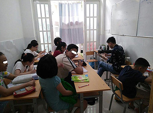 Hoạt động dạy thêm học thêm của giáo viên, học sinh (ảnh minh họa: P.L)