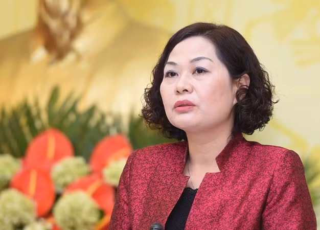 Phó Thống đốc Ngân hàng Nhà nước - bà Nguyễn Thị Hồng. ảnh: VGP.