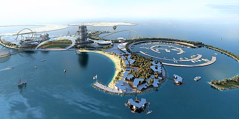 Toàn cảnh khu nghỉ dưỡng Real Madrid Resort Island 