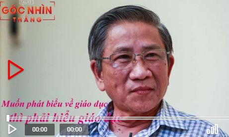 Ảnh chụp màn hình clip Giáo sư Nguyễn Minh Thuyết chia sẻ trên Báo VietnamNet ngày 15/9, nguồn: Phạm Hải / VietnamNet. Ảnh chụp màn hình clip Giáo sư Nguyễn Minh Thuyết chia sẻ trên Báo VietnamNet ngày 15/9, nguồn: Phạm Hải / VietnamNet.