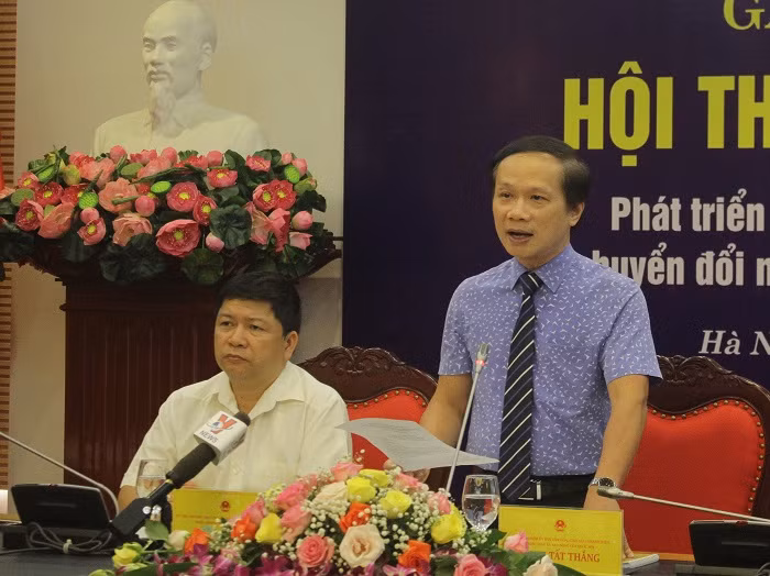 Ông Phạm Tất Thắng Phó Chủ nhiệm Ủy ban Văn hóa, Giáo dục, Thanh thiếu niên và Nhi đồng Quốc hội (Ảnh:V.N)