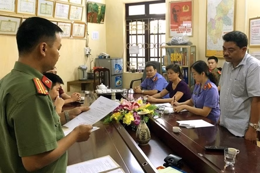 Đã có 5 người bị khởi tố trong vụ án gian lận thi cử tại Hà Giang (Ảnh CA Hà Giang)