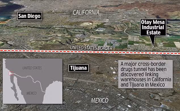 Biên giới Mexico-Mỹ, nơi phát hiện hàng chục đường hầm vận chuyển ma túy của các cartel ma túy Mexico Biên giới Mexico-Mỹ, nơi phát hiện hàng chục đường hầm vận chuyển ma túy của các cartel ma túy Mexico