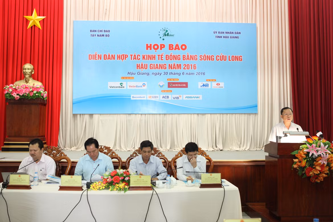 Diễn đàn Hợp tác kinh tế đồng bằng sông Cửu Long - Hậu Giang 2016 (MDEC năm 2016) là cơ hội hợp tác phát triển cho Hậu Giang và vùng Đồng bằng sông Cửu Long
