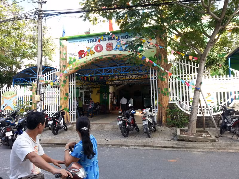 Trường mầm non Sao Sáng. Ảnh Thùy Linh