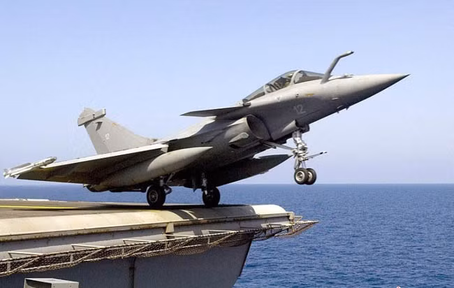 Máy bay chiến đấu Rafale-M của Hải quân Pháp (ảnh minh họa)