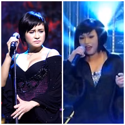Thanh Lam (trái) và Phương Thanh khi hóa thân thành diva đàn chị.