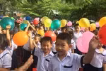 Niềm vui của trẻ nhỏ trong ngày khai giảng năm học mới (Ảnh Phan Tuyết) Niềm vui của trẻ nhỏ trong ngày khai giảng năm học mới (Ảnh Phan Tuyết)