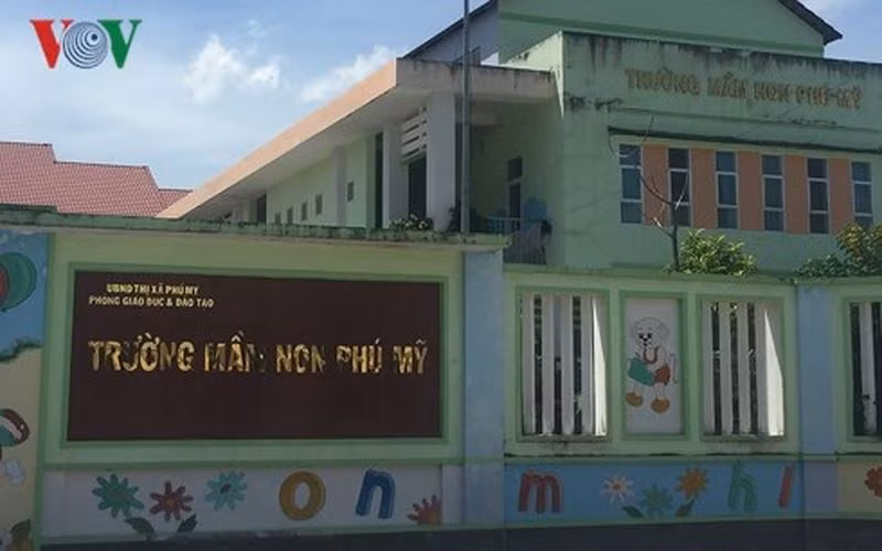 Trường Mầm non Phú Mỹ (Ảnh minh họa: vov.vn). Trường Mầm non Phú Mỹ (Ảnh minh họa: vov.vn).