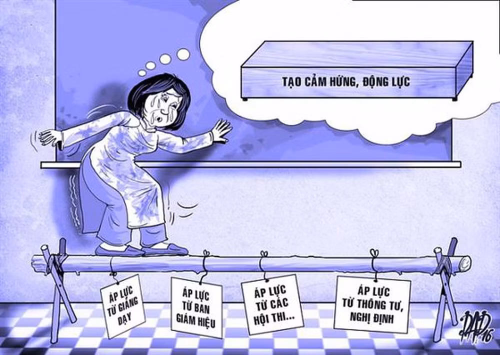 Áp lực của nghề giáo là đương nhiên! ảnh 2