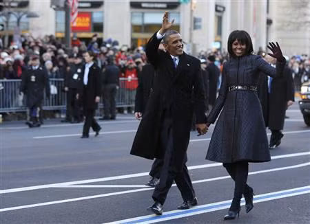 Những hình ảnh đẹp nhất trong lễ nhậm chức của Obama