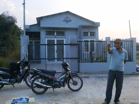 Căn nhà mới mà Lệ cùng gia đình sinh sống.