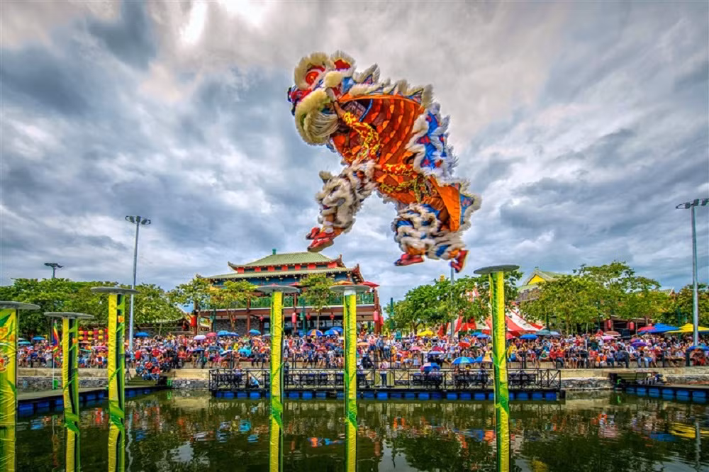 Lễ hội xuân phát tài Sun World Danang Wonders.