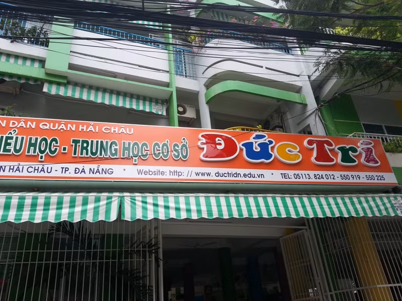 Trường Tiểu học và Trung học cơ sở Đức Trí. Ảnh: Hoàng Tuấn