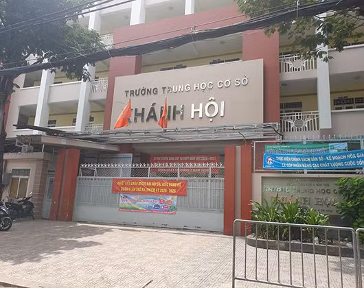 Trường trung học cơ sở Khánh Hội, quận 4, Thành phố Hồ Chí Minh (ảnh: P.L)
