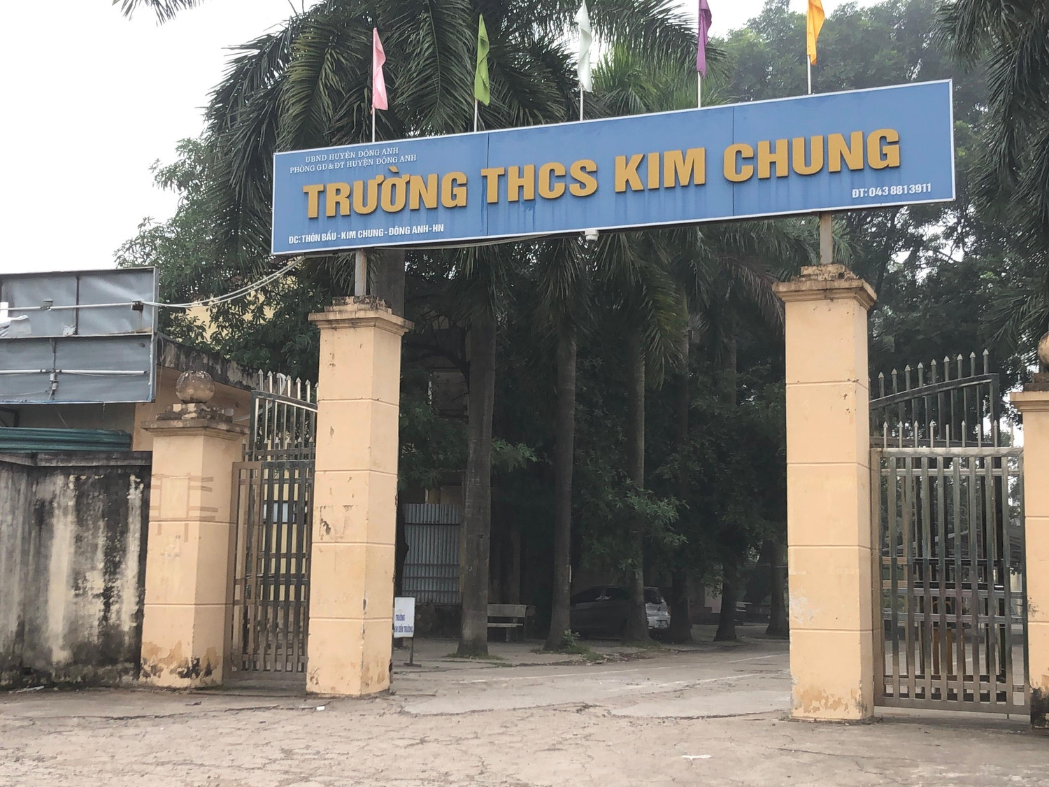 Hiệu trưởng trường Trung học cơ sở Kim Chung cho rằng, nhà trường không "dính dáng" đến các khoản thu-chi của quỹ Hội cha mẹ học sinh. Ảnh: Trung Dũng