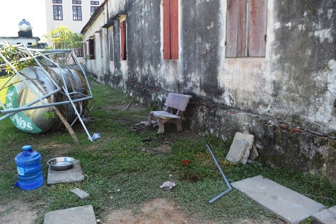 Hiện trường vụ tai nạn làm 2 em học sinh trường Tiểu học Diễn Tháp tử nạn tại chỗ Hiện trường vụ tai nạn làm 2 em học sinh trường Tiểu học Diễn Tháp tử nạn tại chỗ