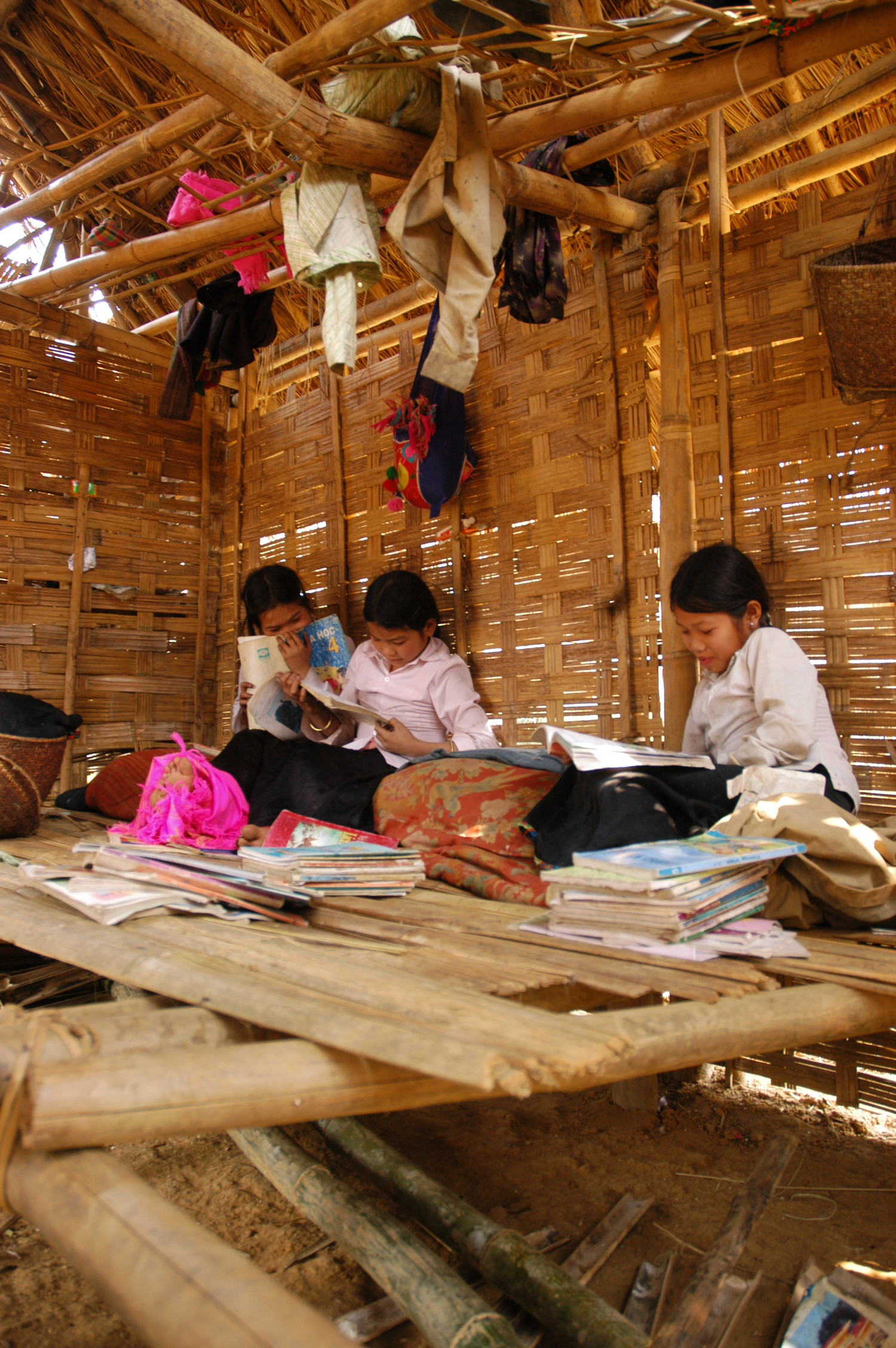 Nơi trọ học của HS vùng cao Tây Bắc