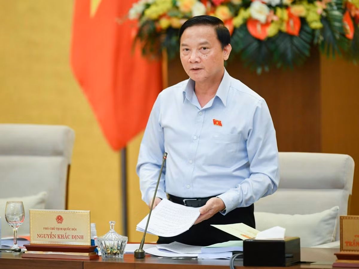 Phó Chủ tịch Quốc hội Nguyễn Khắc Định. Ảnh: Cổng thông tin điện tử Quốc hội