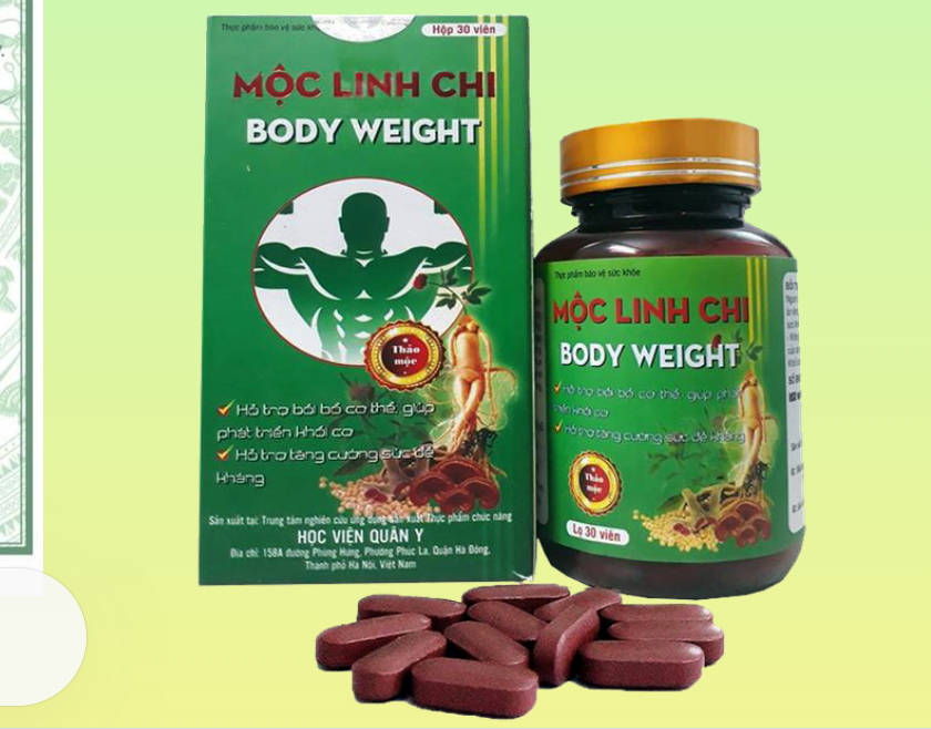 Cục An toàn thực phẩm khuyến cáo người tiêu dùng không mua, không sử dụng sản phẩm thực phẩm bảo vệ sức khỏe Mộc Linh Chi – Body Weight quảng cáo vi phạm trên website nêu trên. Ảnh: Cục An toàn thực phẩm.
