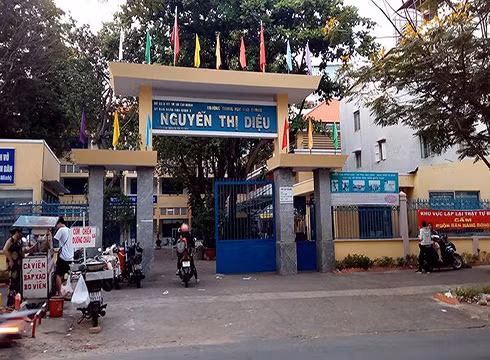 Trường trung học phổ thông Nguyễn Thị Diệu, quận 3, Thành phố Hồ Chí Minh (ảnh: H.L)